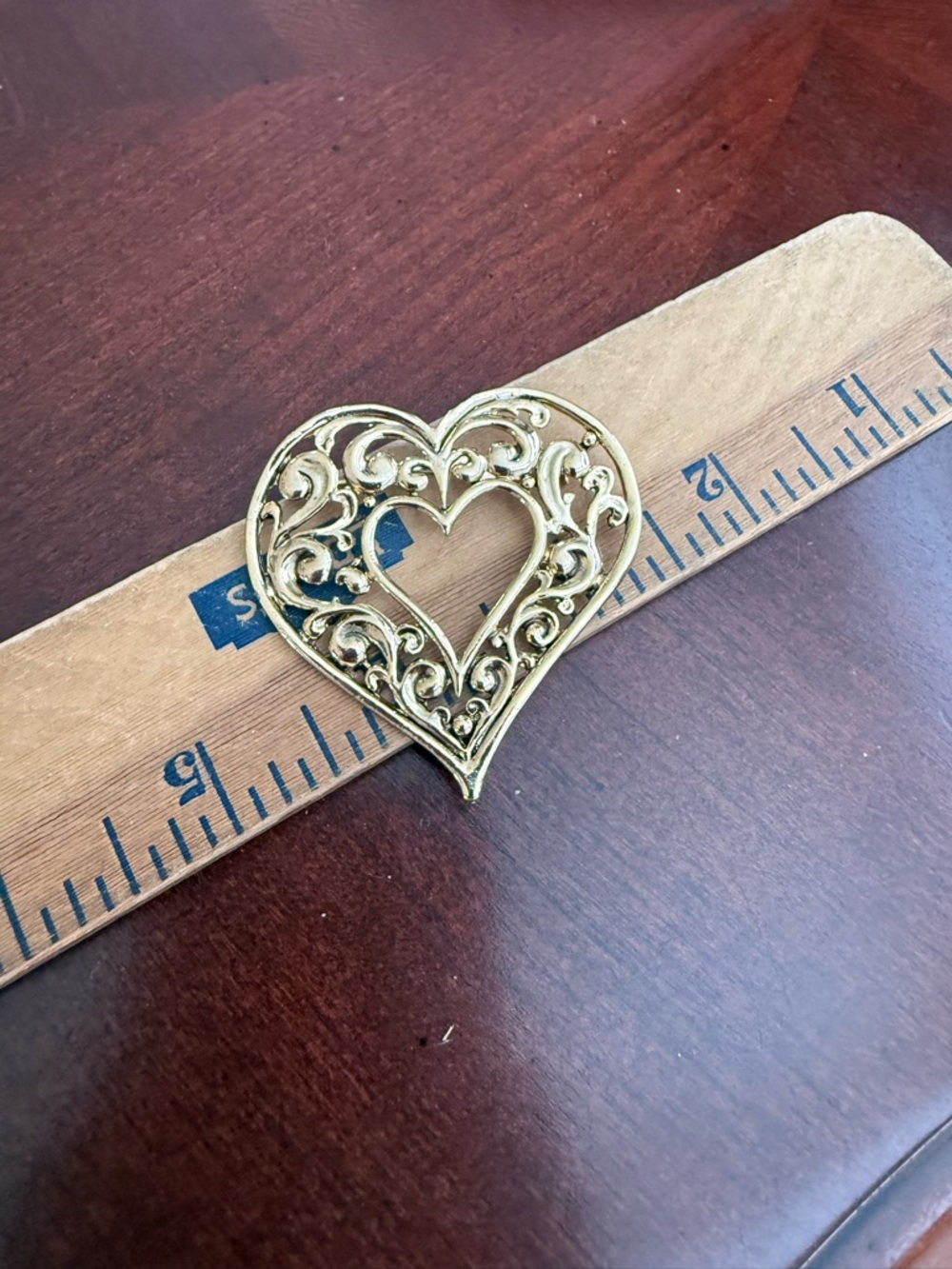Vintage Heart Brooch